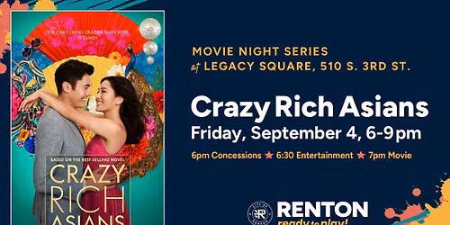 Movie Night at Legacy Square - Crazy Rich Asians