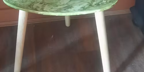 Paint Pouring - Side Table Workshop