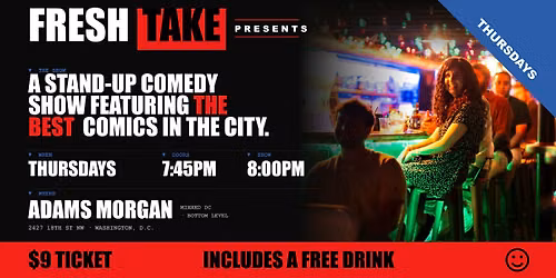 Stand-Up Comedy in Adams Morgan | Better Than Happy Hour