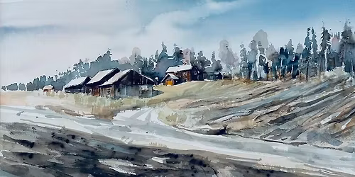 Akvarellutst\u00e4llning. Galleri Uppsala.