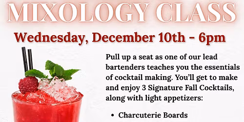Holiday Mixology Class