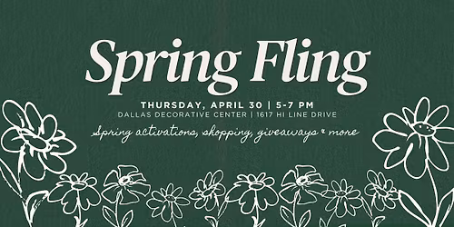 Spring Fling in the DDD