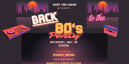 80's Night w Step Out Sister