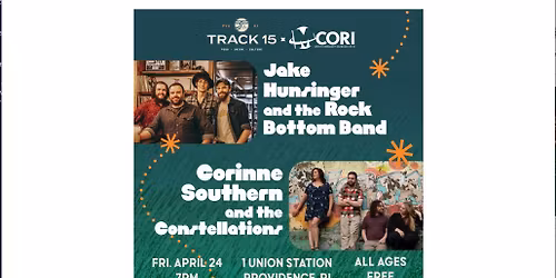 Track15 Music Series:Corinne Southern & The Constellations and Jake Hunsinger & the Rock Bottom Band