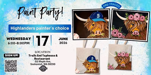 Highlanders Painter's Choice Paint Party