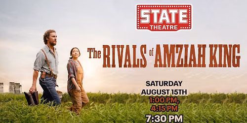 THE RIVALS OF AMZIAH KING - Sat, August 15th @ 7:30 PM