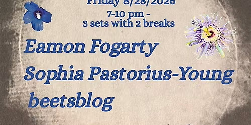 \u00c9amon Fogarty, Sophia Pastorius-Young, & beetsblog play songs for you