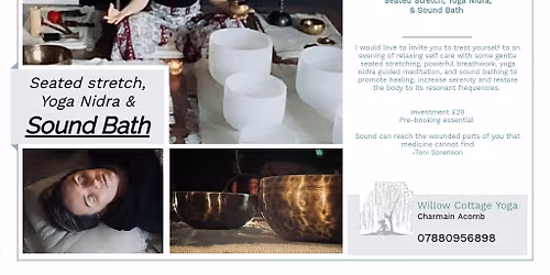 Seated Stretch, Yoga Nidra, and Sound Bath