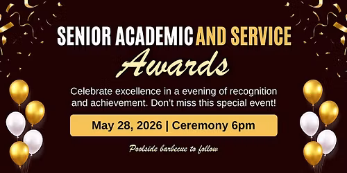 Senior Academic & Service Awards Ceremony and Barbecue