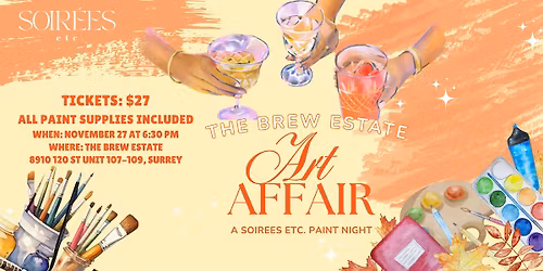 The Brew Estate Art Affair: A Paint Night Experience