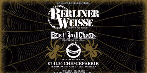 Berliner Weisse + Special Guest: East End Chaos,Jagdschein