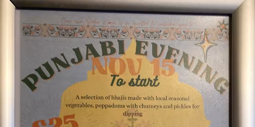 Punjabi Menu Night