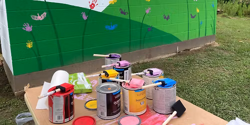 Mural Day at the Splash Pad!