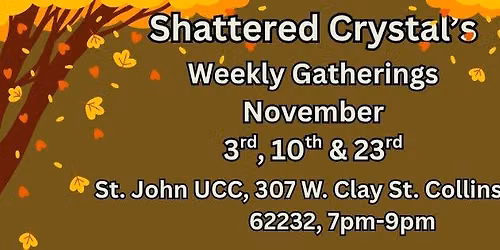 Shattered Crystal Weekly Gathering & Scribal Night