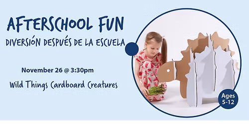 Afterschool Fun: Wild Things Cardboard Creatures
