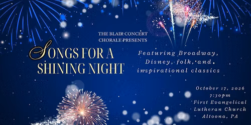 Fall Concert 2026 - Save the Date