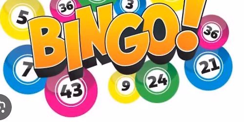 Charity Bingo in aid of Tom's London marathon fundraising