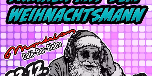 Trinken mit dem Weihnachtsmann