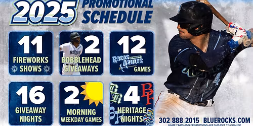 Wilmington Blue Rocks at Hub City Spartanburgers at Fifth Third Park