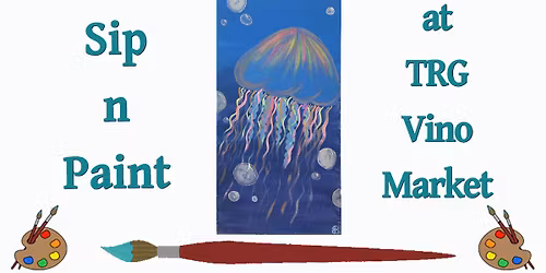 Sip n Paint Party at TRG Vino Market in Acworth