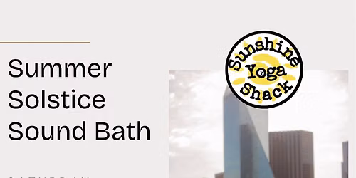 Summer Solstice Sound Bath 