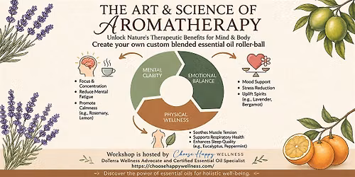 The Art & Science of Aromatherapy, Blending Workshop & Community Tea