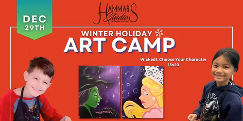\ud83c\udfa8\ud83d\udc9a Wicked!: Choose Your Character 16x20; Winter Holiday Art Camp Salem \ud83d\udc96\u2728