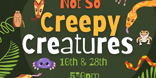 \ud83d\udc0d Not So Creepy Creatures