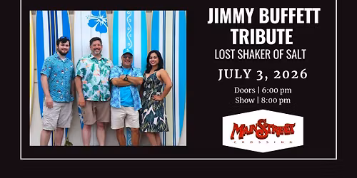 Jimmy Buffett Tribute | Lost Shaker of Salt | LIVE at Main Street Crossing