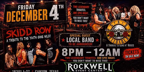 GN\u2019R Reloaded & Skidd Row @ Rockwell Event Center