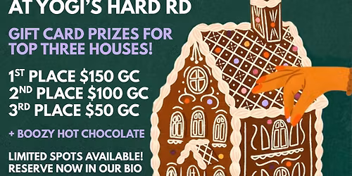 Gingerbread House Decorating at Yogi\u2019s Hard Rd