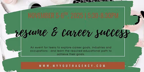 Resume & Career Success Fall Program (Grades 9-12)