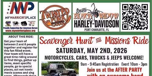 Scavenger Hunt and Mission Ride