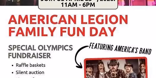 American Legion Family Fun Day Special Olympic Fundraiser