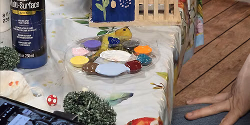Paint & Decorate a Birdhouse