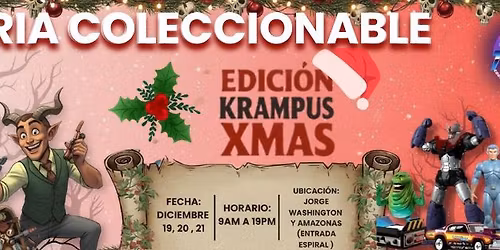 Feria Coleccionable Toy\u00b4s and rock Segunda Edici\u00f3n KRAMPUS XMAS