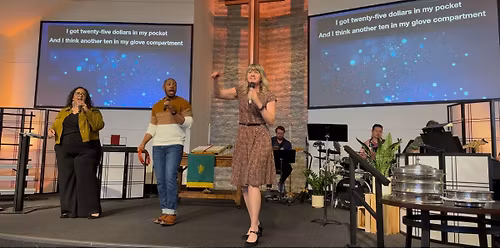 Sarah Rex's last Sunday!! 