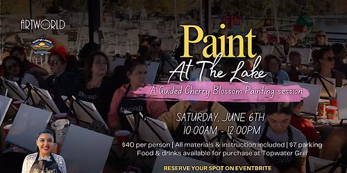 Paint at The Lake: Cherry Blossom Paint Session