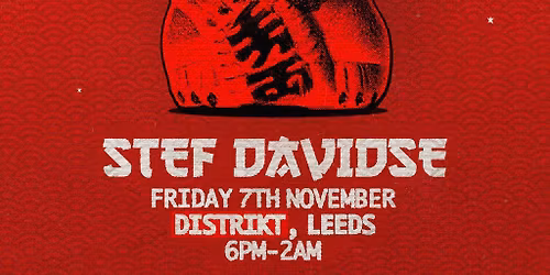 COACH TICKETS - Stef Davidse @ Distrikt Leeds