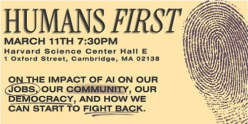 Humans First Townhall at Harvard: AI and Democracy