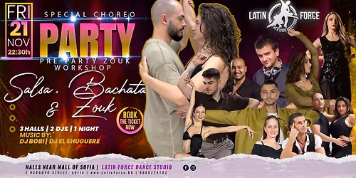 Salsa, Bachata & Zouk Latin Force Party | 21.11.2025