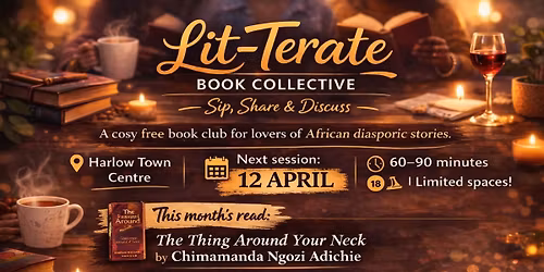 \ud83d\udcdaFree Book Club | Lit-Terate Book Collective | Harlow