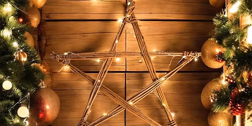 Christmas Willow Weaving Course (Reindeers & Christmas Trees& Stars, lights not included)