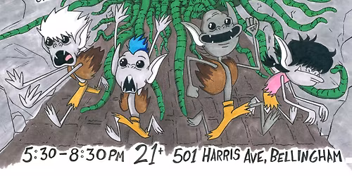 Halloween and Anniversary Party with Nobody's Peach and Chalk Murphy