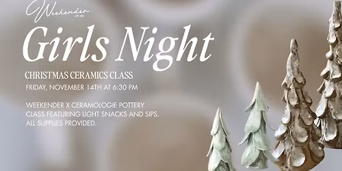 Christmas Ceramics Class 