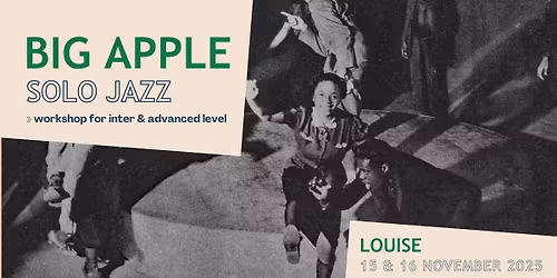 Solo Jazz Workshop 'The Big Apple' in Brussels - Apollo Swing