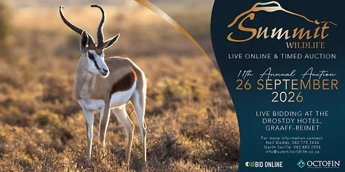 Summit Wildlife 11th Annual Auction