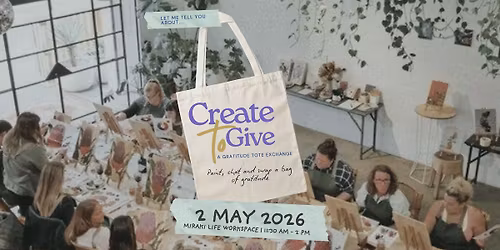Create to give : intentional tote bag painting