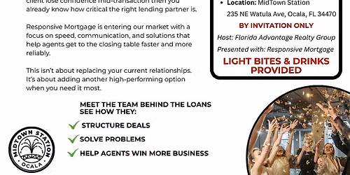 Responsive Mortgage + Florida Advantage Realty Group Networking Event