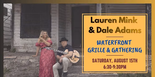 Lauren Mink & Dale Adams at Waterfront Grille & Gathering